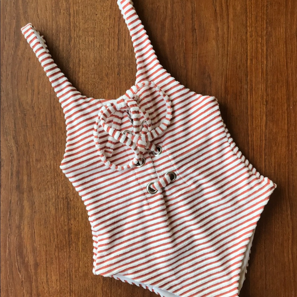 NWT Mara Hoffman Organic cotton terry one-piece